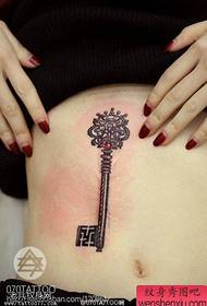 ženski trbuh ključ tetovaža djela tetovaža show 30390 trbušni pištolj tetovaža djela dijeli najbolja trgovina za tetovaže