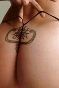 áilleacht seoltachta Super patrún tattoo cromáin