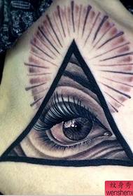 Merekomendasikan tato mata para Dewa yang populer