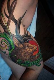 hip deer tattoo maitiro