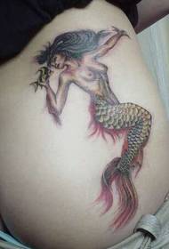 quruxda miskaha shakhsiyada kale ee sawirka timo mermaid tattoo sawir