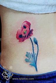 Sjanghai tatoeaazje show barnaal tatoeage wurk: buikblom tatoet