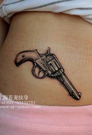 kageulisan beuteung anu indah pola pistol tattoo tattoo