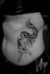 Tattoo show picture preporučio je jedan uzorak tetovaže Abdomen eye of God