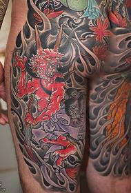 Padrão de tatuagem de Totem de dragão chinês clássico de quadris