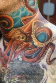 agba ezigbo squid tattoo ụkpụrụ na olu