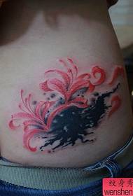 meisje heupen Knap Bianhua bloem tattoo-patroon