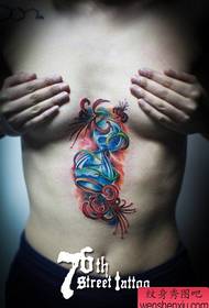 kauneus vatsa kaunis suosittu tiimalasi Bianhua tatuointi malli