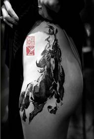 mace hip kyau doki galloping tattoo hoto