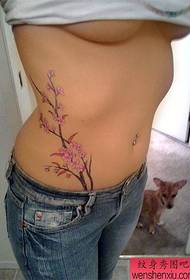 beauty belly Popular beautiful peach tattoo pattern