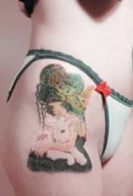 tattoo avatar ສາວງາມ