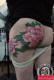 zoo-nrhiav kob peony tattoo qauv