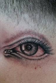 вражаючі шиї реалістичні візерунок татуювання очей