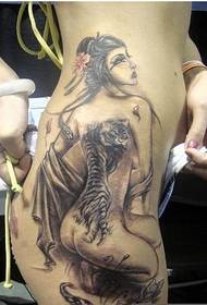 meedercher klassesch Perséinlechkeet Hip sexy Tattoo Figur