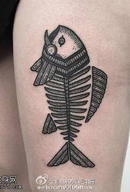 been Fishbone tattoo patroon