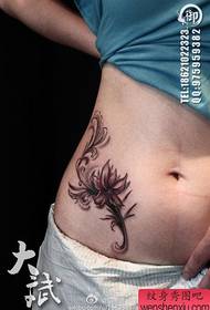 beauty abdomen popularni lijepi uzorak tetovaže ljiljana