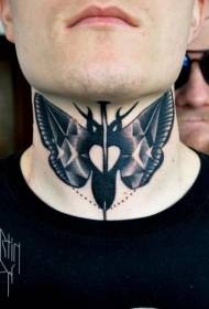 pattern ng leeg butterfly heart tattoo pattern