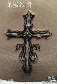 tyttö vatsa suosittu pop cross tatuointi malli
