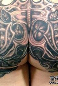 대체 엉덩이 유럽과 미국의 3D 기계 문신 패턴 31694-슈퍼 매혹적인 아름다움 엉덩이 문신 패턴