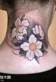 Vzorek tetování krku Sakura