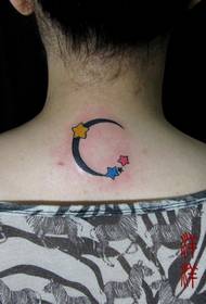 collo bello modello popolare di stelle del tatuaggio del tatuaggio
