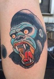 legged rosen Vampir Gorilla Kapp Tattoo Bild