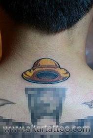 chlapci krk One Piece slaměný klobouk tetování vzor