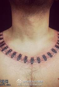 Necklace Fashion Necklace Tattoo Patroon