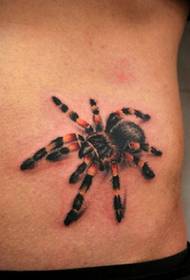 Realistesch Scary Spider Tattoo