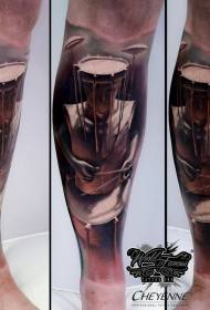 jambe design original couleur personnalité personnalité et tatouage de peau