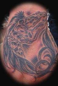 kéz fekete szörny avatar tetoválás minta
