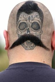 glava smešno oblikovanje taro mehiške tetovaže