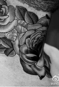pattern ng rosas na tattoo sa leeg 32820 - maliit na sasakyang panghimpapawid na tattoo sa bukung-bukong