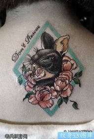 ڪائيڪل ڪلچرڪ فيشن Bunny tattoo پیٹرن
