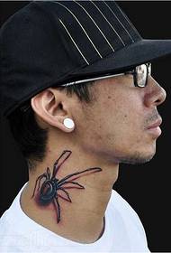 komea kaula 3d hämähäkki tatuointi malli