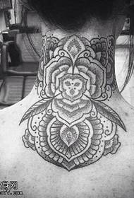 Neck Fashion Classic Floral Tattoo Pattern