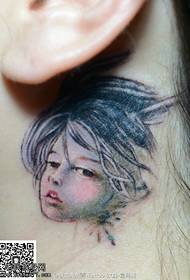 modèle de tatouage beauté petite beauté