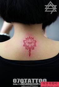 tattoo show map za dijeljenje uzorka tetovaže lotosa na vratu