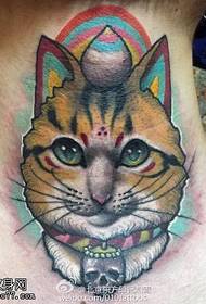 dicat tatu kucing di leher