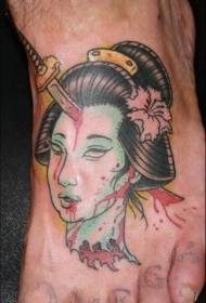 lépcsőzetes házi iskolai színes művészet Taro tetoválás minta