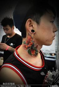 neck color school ເພີ່ມຂຶ້ນຮູບແບບ tattoo