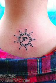 Húð Totem Scorpio Symbol Tattoo Pattern