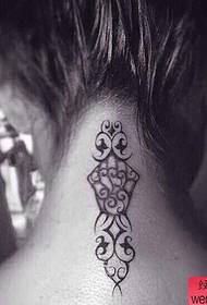 Tattoo show picture recommend a woman neck totem tattoo pattern