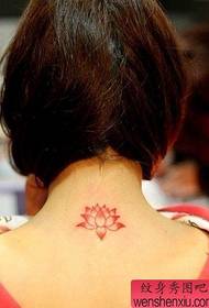 karya tato Neck Lotus cilik seger