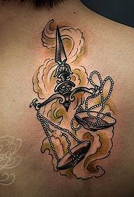 tetovējumu parādīšanas joslā ieteicama zvaigznāja tetovējuma shēma