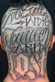 tatuaggio testa maschile _11 funziona il modello del tatuaggio della personalità della testa prepotente maschile