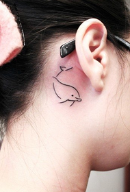 Ang sumbanan sa tattoo sa totem dolphin tattoo