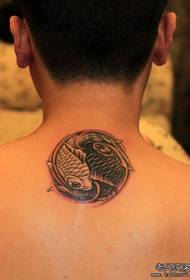 Gambar gambar tato disaranake pola Pola Tato Neck Pisces