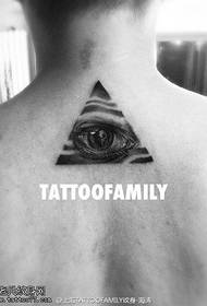 реалистичный рисунок татуировки на все глаза