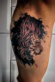 been Bruin leeuwenkop avatar tattoo patroon